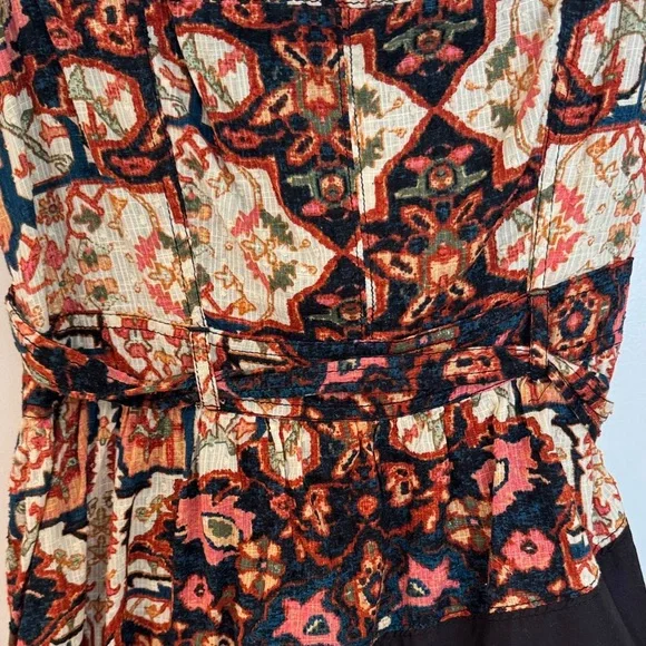 Anthropologie Black and Red Asymmetrical Dress - Picture 5 of 11